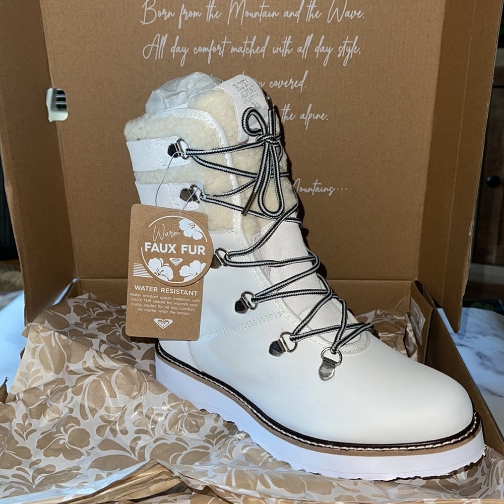 🔥ROXY Brandi - Leather Boots for Women NWT - Picture 10 of 13